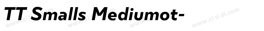 TT Smalls Mediumot字体转换